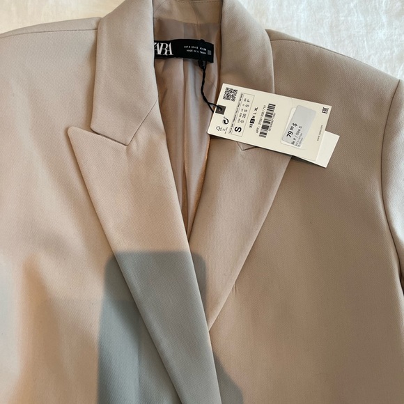 Zara Dark Beige blazer - Picture 2 of 5